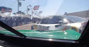 In-car camera: Blaney hits Allmendinger on pit road