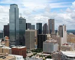 Image of Dallas, Texas in summer