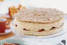 Almond meringue torte