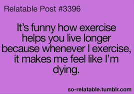 Funny Quotes About Working Out. QuotesGram via Relatably.com