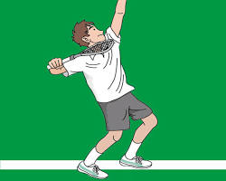 テニス フットフォルトの画像