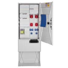 Festplatzverteiler mit Sockel HxBxT:1710x585x280 mit 2xCEE32 ...
