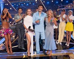 Ezra Frech and Hailey Bills backstage at Dancing With the Stars