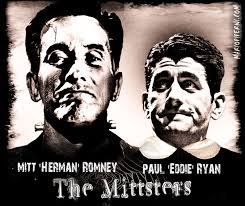 August 11, 2012 By mario piperni &middot; Image. When one of our readers (E.A.) suggested the idea of Paul Ryan as Eddie Munster, I immediately recognized it as a ... - romney_ryan_munsters1