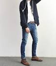 Image result for navy hoodie blue jeans