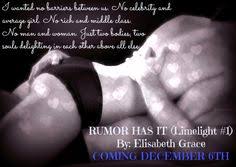 Teaser Quote - Rumor Has It (Limelight #1) by Elisabeth Grace New ... via Relatably.com