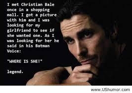 Funny Christian Bale photo with quote US Humor - Funny pictures ... via Relatably.com