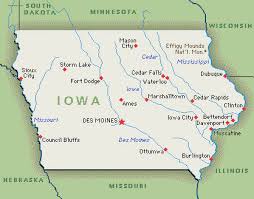 Image result for Iowa map