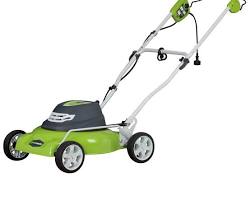 Image of corded electric mower