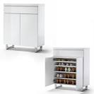 Sydney high gloss shoe cabinet IV - Sena Home Furniture