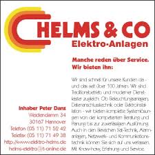 Firma Helms \u0026amp; Co. Inh. Peter Danz in Hannover - Branche(n ...