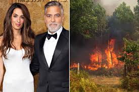 George and Amal Clooney Forced to Evacuate Home in France as Wildfires Burn
