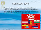 Creacion del comecon 1949