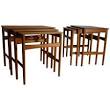 3-Piece IndoorOutdoor Teak Nesting Table Set Teak Furniture