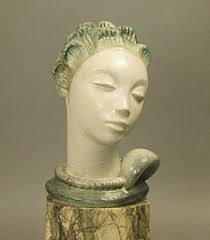 (C) Another bust at 17 inches of height is this lovely Asian or Eurasian, or Afro-Asian Art ... - frmiscdanishbustcu