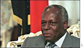 Angolan President Jose Eduardo dos Santos. Mr dos Santos was not a likely candidate for power - _1506759_dossantos_ap300