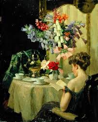 Tea Time - Robert Emil Stubner als Kunstdruck oder handgemaltes ...