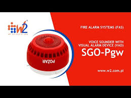 W2 - SGO-Pgw sounder with visual alarm device for fire alarm ...
