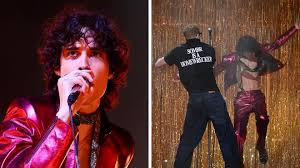 Sombr's BRITs performance leaves viewers confused after he was pushed off stage