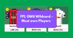FPL Gameweek 6 Wildcard - Must own Players in your WC Team