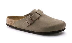 Birkenstock Mens Boston Soft Footbed Suede Leather Taupe – Island Comfort Footwear Fashion