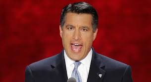 Nevada Governor Brian Sandoval is shown. &#39;[T]he advent of Internet gaming has introduced a borderless element,&#39; Sandoval said. | AP Photo - 120830_brian_sandoval_ap_328