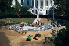 Donald Trump showcases White House construction projects, including a granite helipad that will leave foreign leaders 'very impressed'; $400 million ballroom adds security features