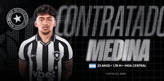 Botafogo anuncia a contratação de Cristian Medina