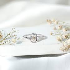 2 CT Octagon Cut Moissanite Engagement Ring For Women ...