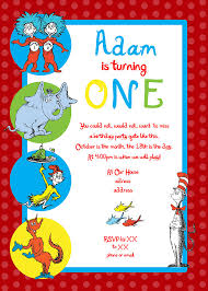 Items similar to Dr. Seuss First Birthday Party Invitation on Etsy via Relatably.com