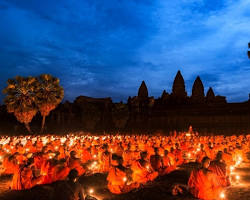 Image of Fire Festival celebration in Cambodia