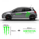 Stickers monster energy pour voiture