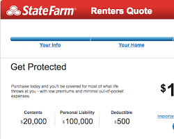 Image of State Farm renters insurance