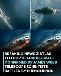 Allan - Captured in deep interstellar space by the James Webb Telescope in 2025, the object designated 3I/Atlas was first observed near the outer edge of our solar system. Astronomers estimate its