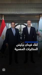 فيدان يجري مباحثات مع رئيس جهاز المخابرات العامة المصرية