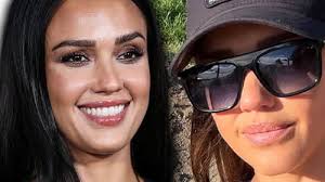 Jessica Alba Turns Heads in Micro Miniskirt and Sheer Tights — Totally Stunning Look