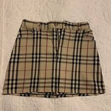 Burberry mini skirt. The label was cut out when I... | Depop