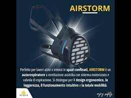 Semimaschera elettroventilata Deltaplus AIRSTORM KITP3 - YouTube
