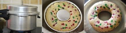 Image result for how to make cake at home in pressure cooker