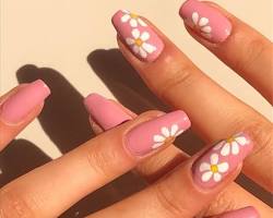 Hình ảnh về Pink Nail Designs with Floral Patterns