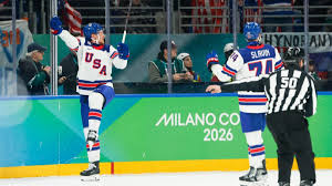 HIGHLIGHTS: Jack Eichel's goal and assist help Team USA top Slovakia