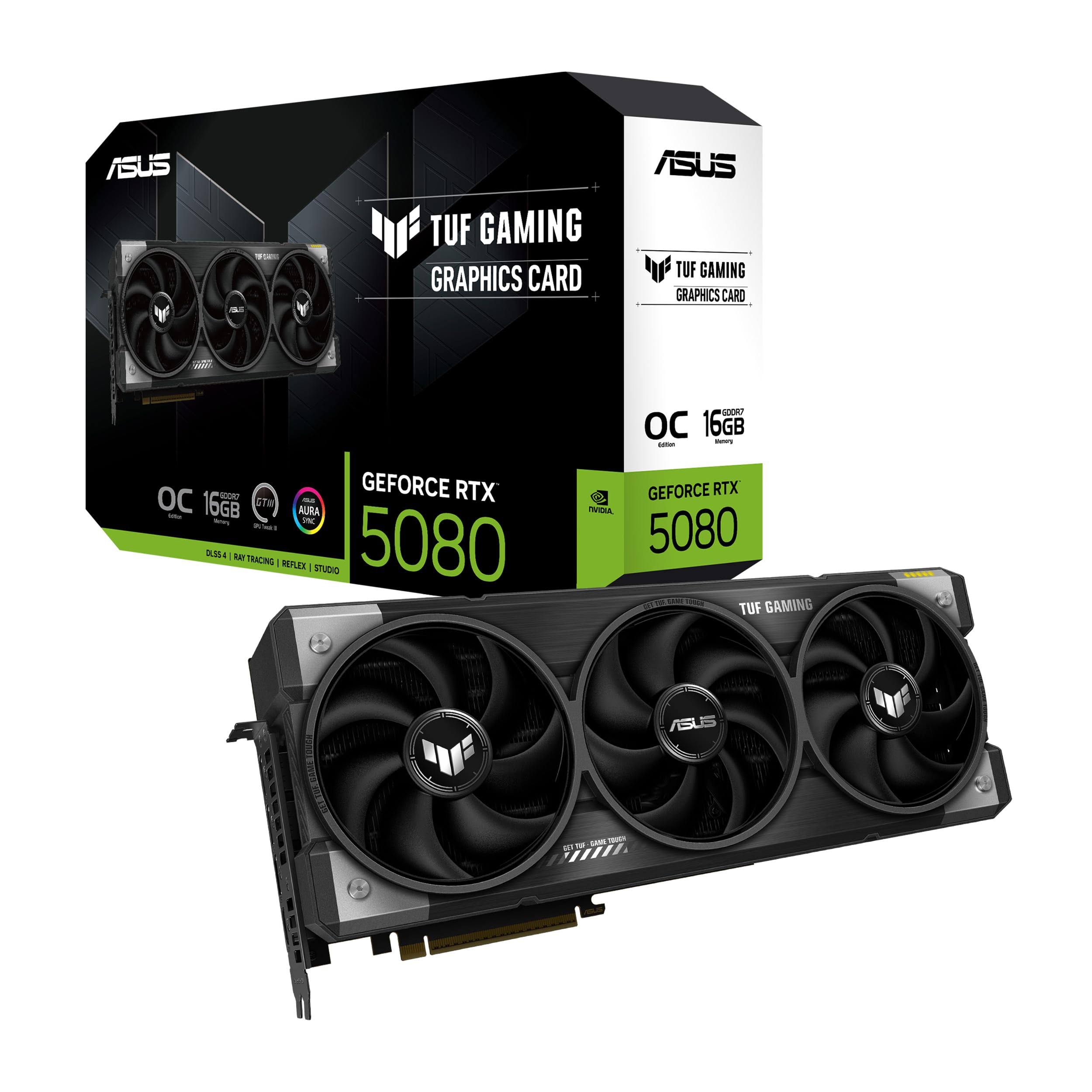 ASUS GeForce RTX 5080 TUF Gaming OC Graphics Card