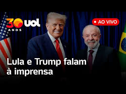 Onde vai passar o encontro de Lula e Trump ao vivo hoje? Veja onde assistir