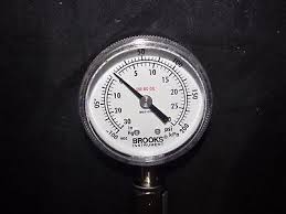 Brooks Instrument 30-0-30 psi -100-0-200 kPa Pressure Gauge ...