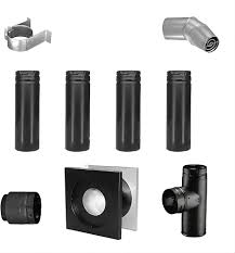 Comfortbilt - Kit de tuberías para estufa de pellets de 3 ...