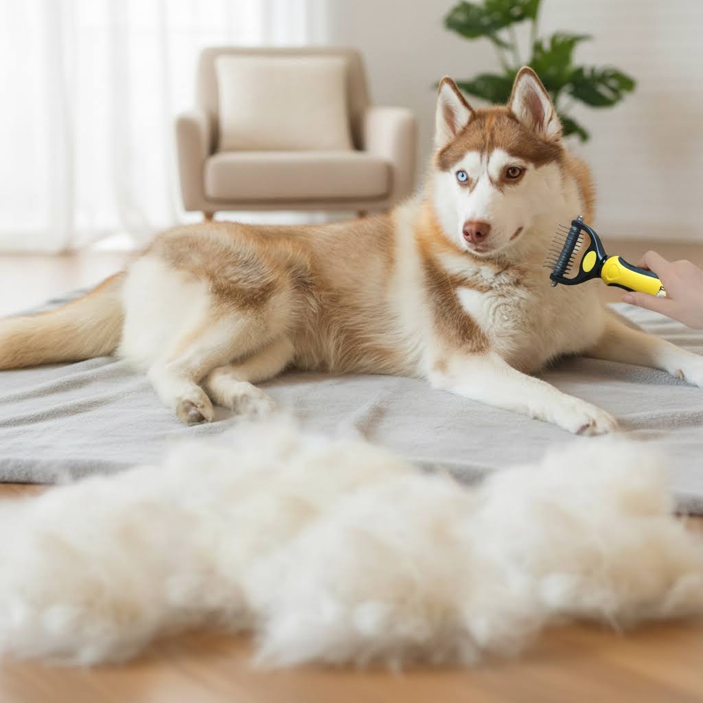 Pet Republique Pet Republique Dematting Tool for Dogs & Cat Rake Style with 6+11 Dual-Side Blades