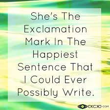 She&#39;s The Exclamation Mark… #quote | Positive Inspirational Quotes ... via Relatably.com