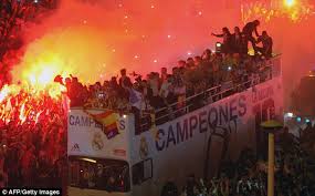 Image result for real madrid fans celebrating