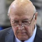 Klerk hospitalised