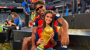 Así celebraron Lamine Yamal y su novia Inés García el triunfo de España en el Mundial